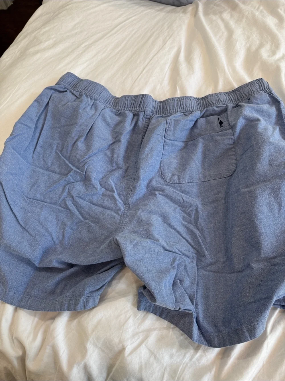 J Crew Men's Lightweight Blue Drawstring Pajama Shorts